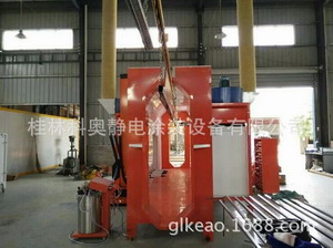 公路護欄機械鋼構自動噴粉流水線安裝